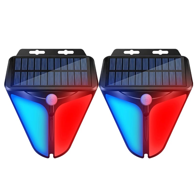 Outdoor Lighting Motion Sensor - A24U Solar Powered Strobe Warning Light