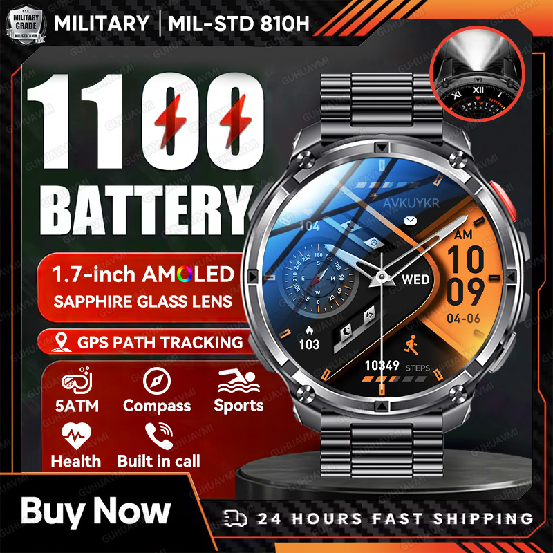 Outdoor Lighting Perspectives - 2026 New Military 1100mAh Battery Smart