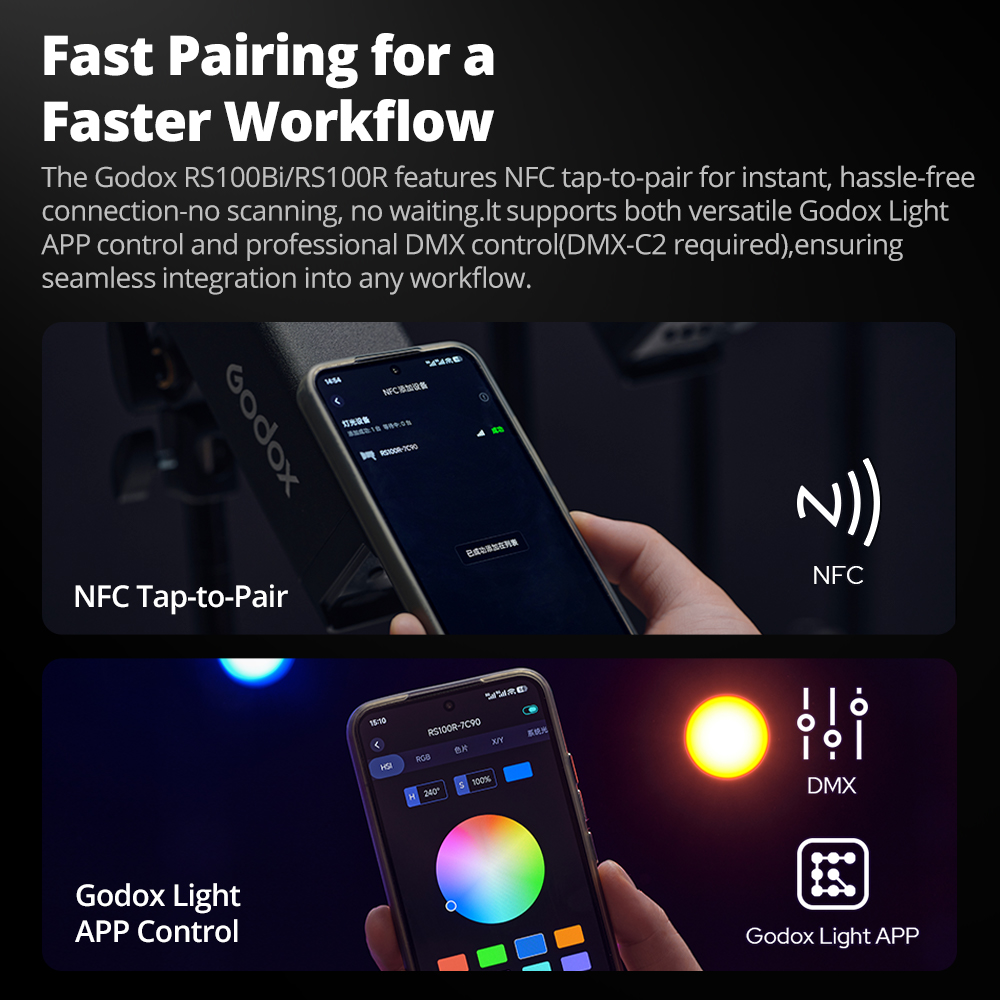 Outdoor Lighting Video - GODOX RS100Bi 28600Lux Bi-color RS100R Full