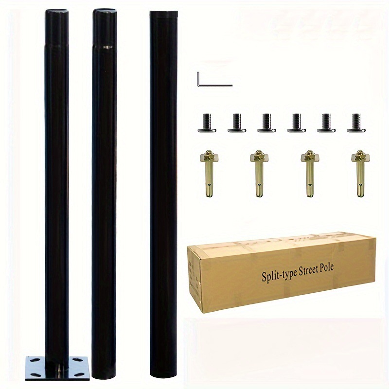 Halo Outdoor Lighting - 3m Solar Outdoor Split Lamp Pole