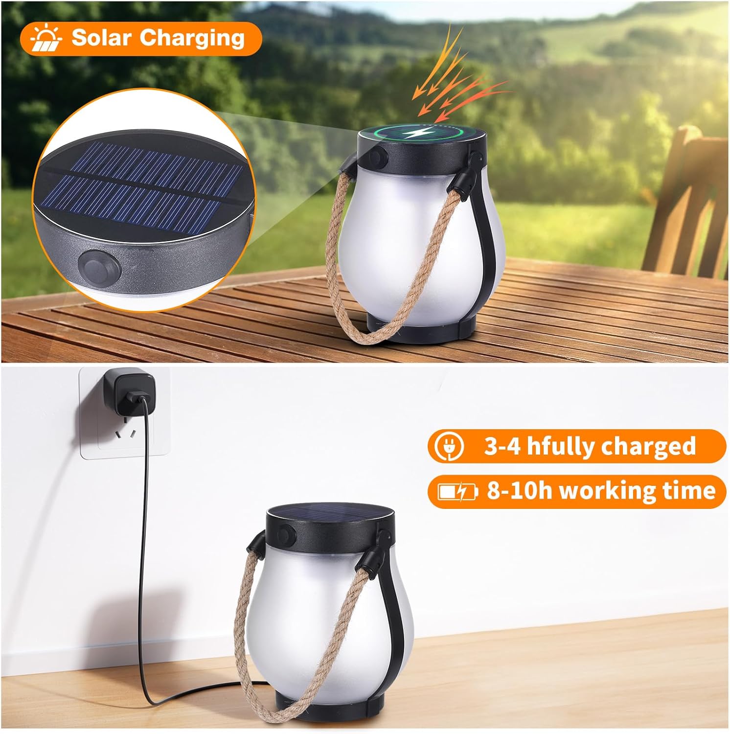 2 Pack Solar Flame Lanterns, F - Fire Torch Solar 评论和价格