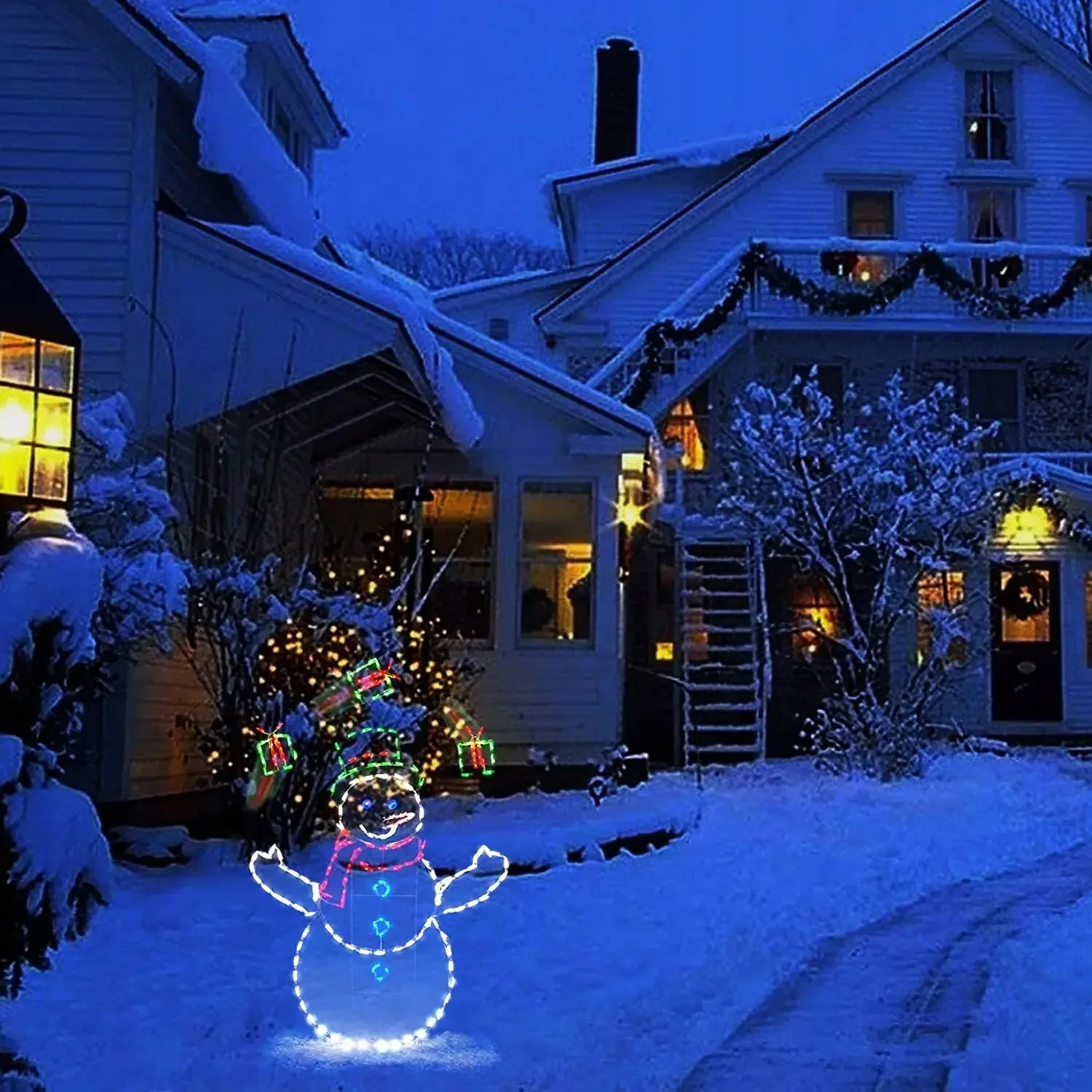 Animated Snowball Light LED Gl - Outdoor Lighting On House 评论和价格