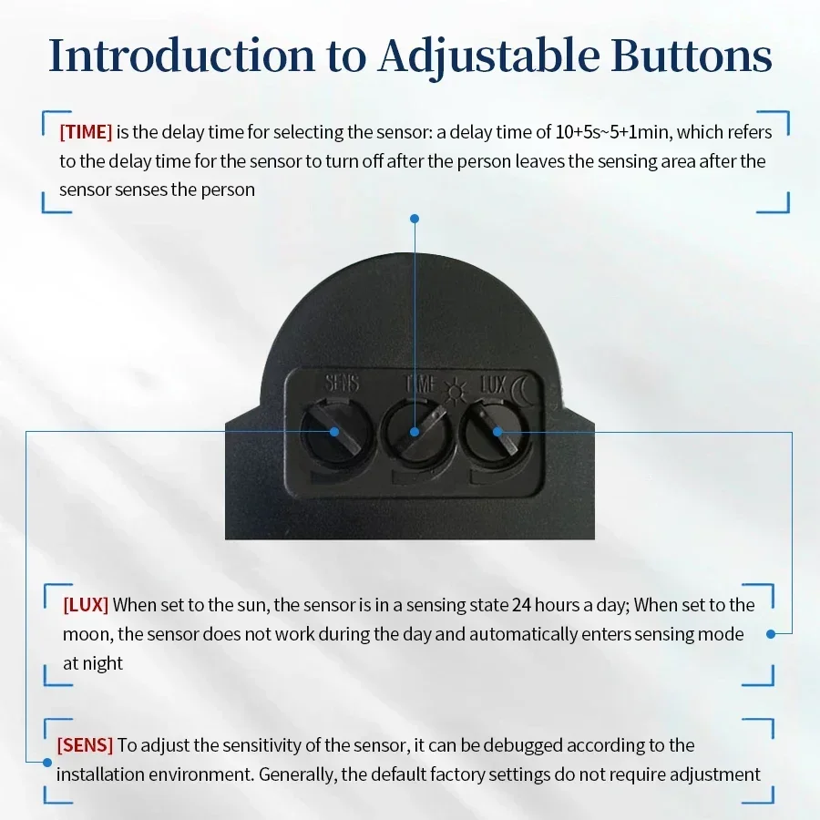 110-240V PIR Motion Sensor 12V - Outdoor Lighting Motion Sensor 评论和价格