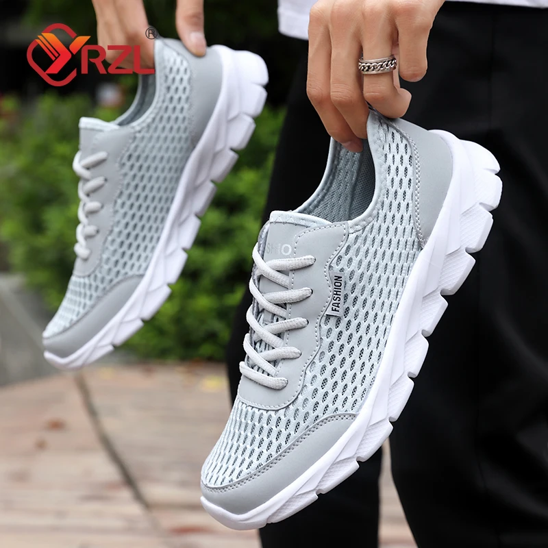 YRZL Tennis Shoes for Men Ligh - Outdoor Lighting High Quality 评论和价格