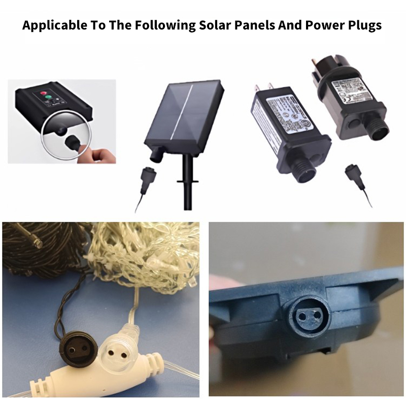 2Pin LED Connector With 25cm C - Outdoor Lighting Connectors 评论和价格
