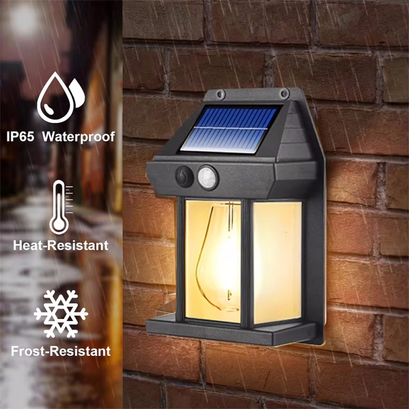 Solar Wall Light Outdoor Water - Solar Wall Sconce 评论和价格