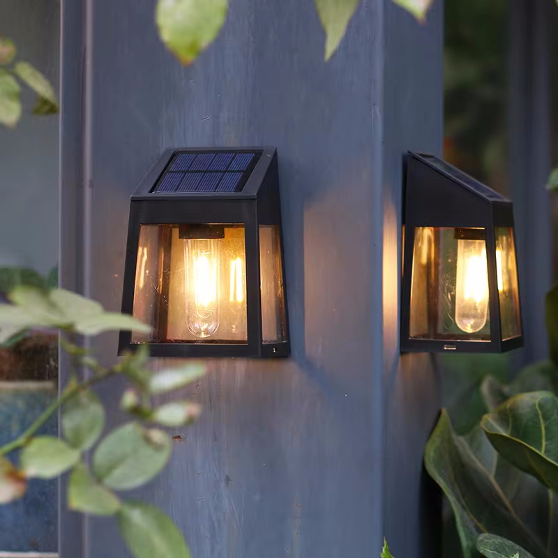 Solar Wall Light Outdoor Water - Solar Wall Sconce 评论和价格