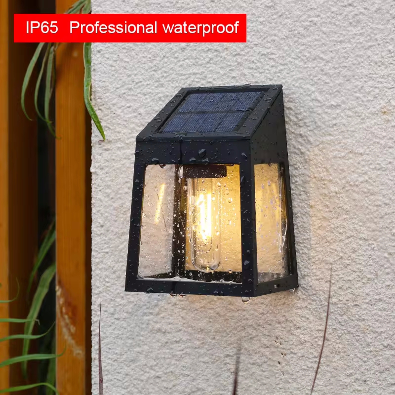 Solar Wall Light Outdoor Water - Solar Wall Sconce 评论和价格