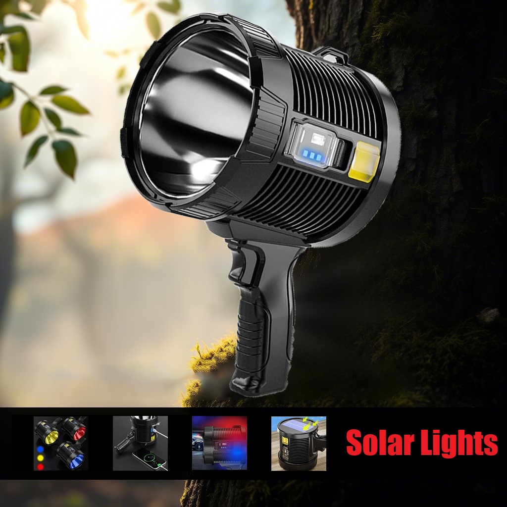 XHP90 Ultra Bright Led Flashli - Fire Torch Solar 评论和价格