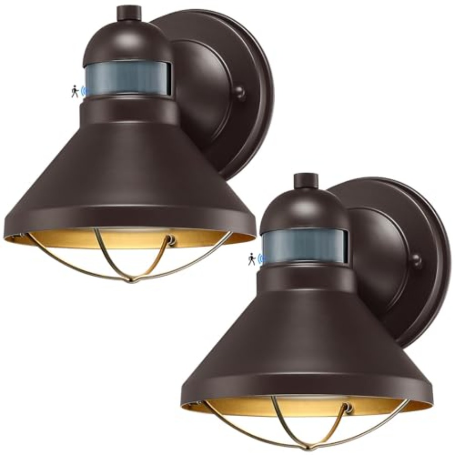 2 Pack Motion Sensor Outdoor L - Outdoor Lighting Motion Sensor 评论和价格
