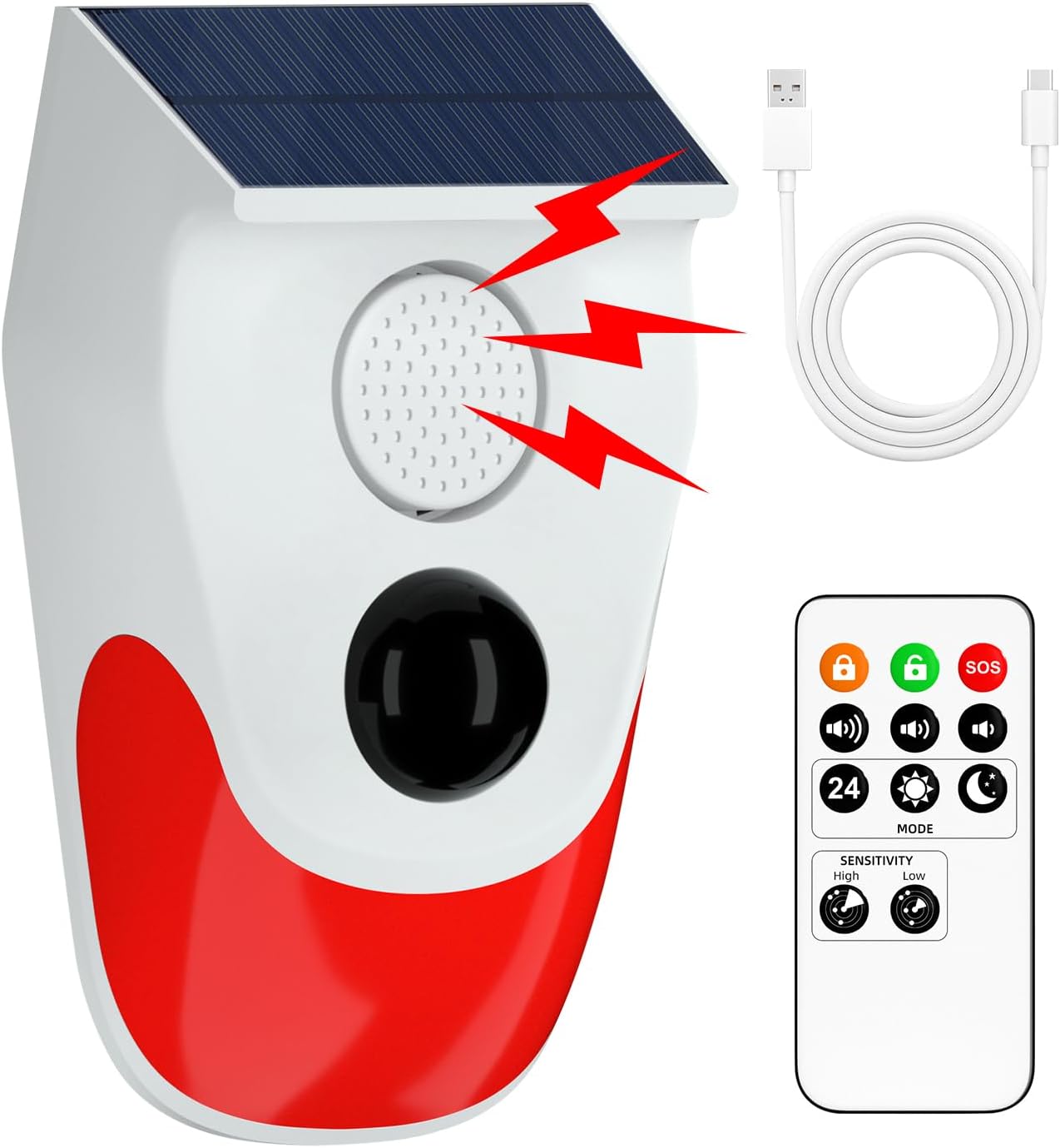 Solar Motion Sensor Outdoor Al - Solar Wall Sconce 评论和价格