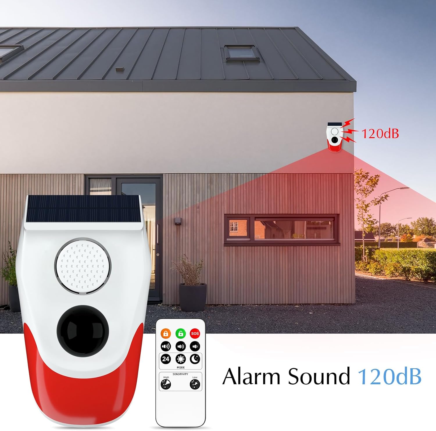 Solar Motion Sensor Outdoor Al - Solar Wall Sconce 评论和价格