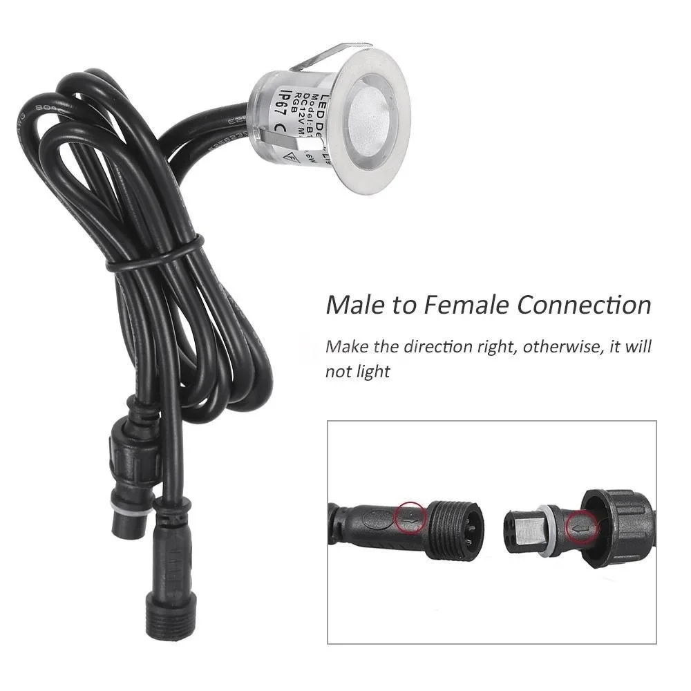 32mm LED Recessed Deck Lights  - Ground Light Recessed 评论和价格