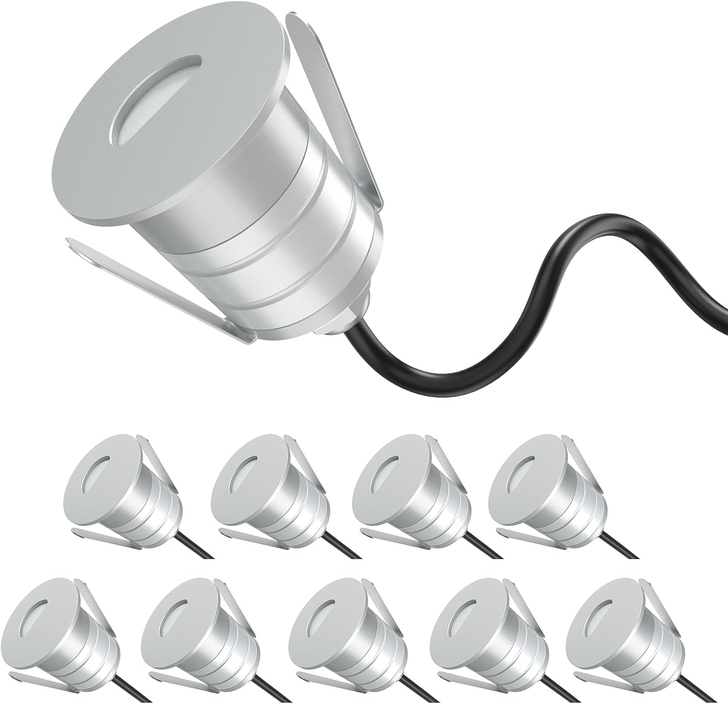 Recessed LED Step Light 1W 10P - Ground Light Recessed 评论和价格