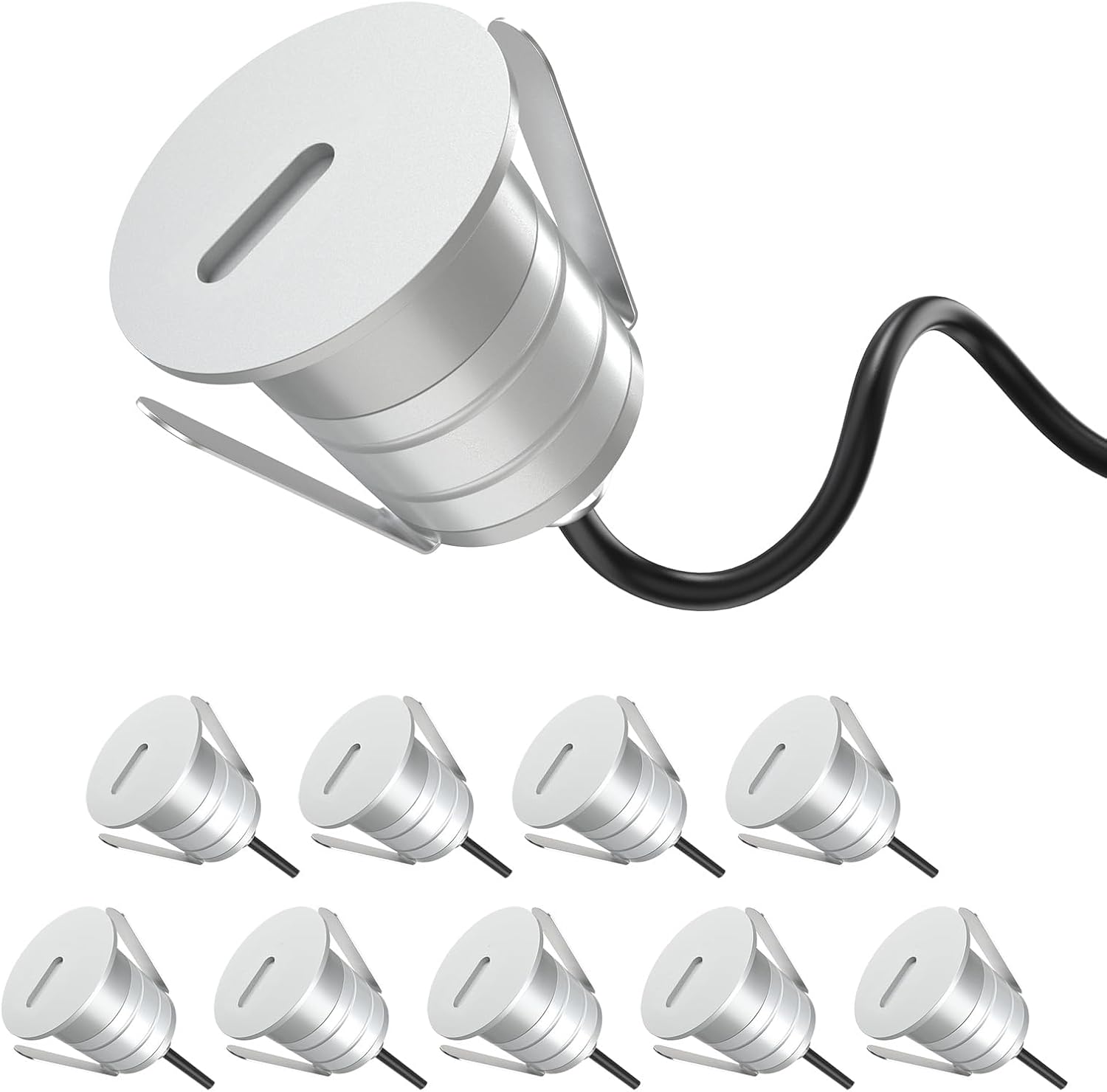 Recessed LED Step Light 1W 10P - Ground Light Recessed 评论和价格