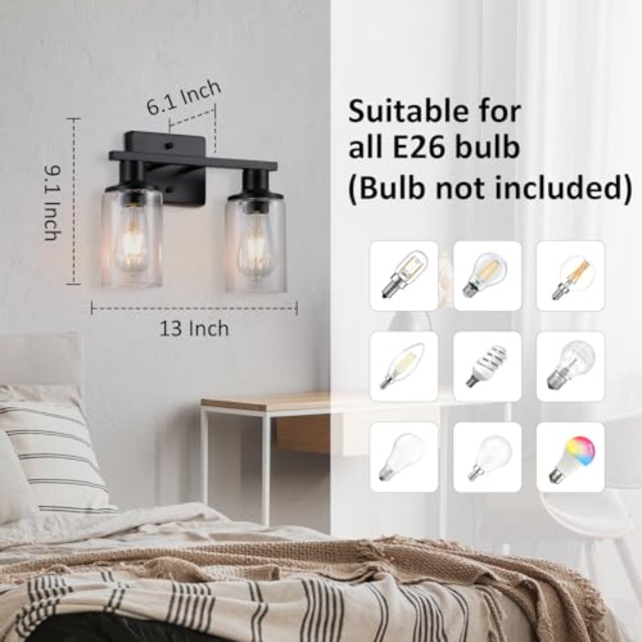 Matte Bathroom Light Fixtures  - Solar Wall Sconce 评论和价格