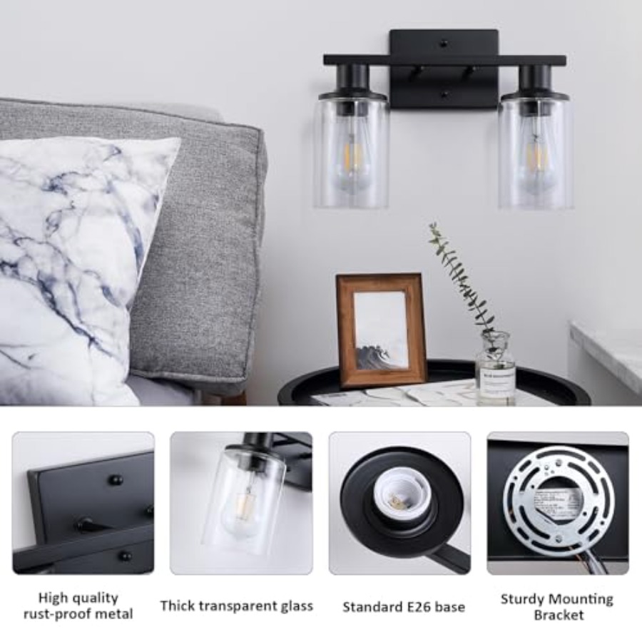Matte Bathroom Light Fixtures  - Solar Wall Sconce 评论和价格