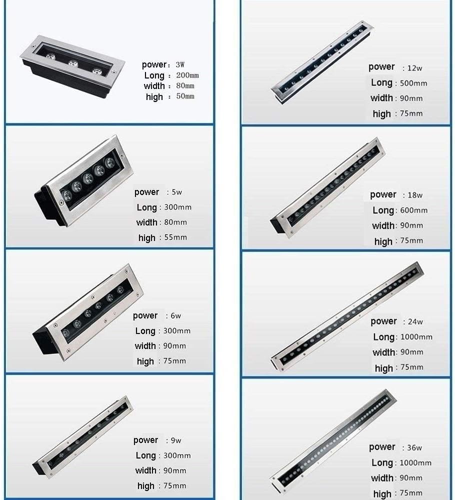 Linear LED In Ground Light IP6 - Ground Light Recessed 评论和价格