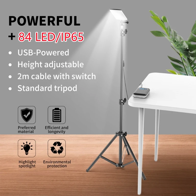 Adjustable 84Pcs LED USB Power - Outdoor Lighting Video 评论和价格