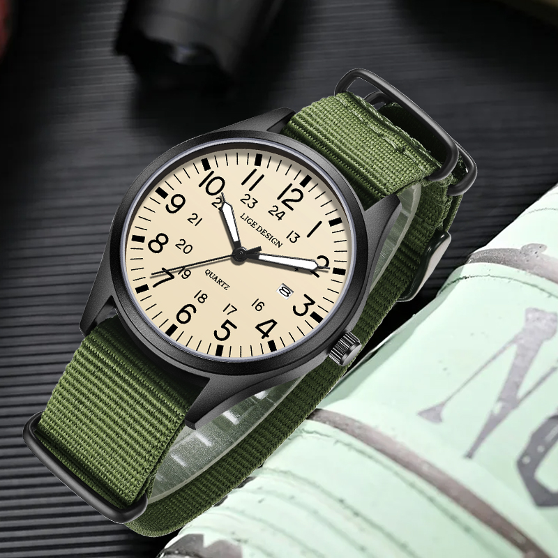 LIGE Outdoor Sports Quartz Men - Outdoor Lighting Timer 评论和价格