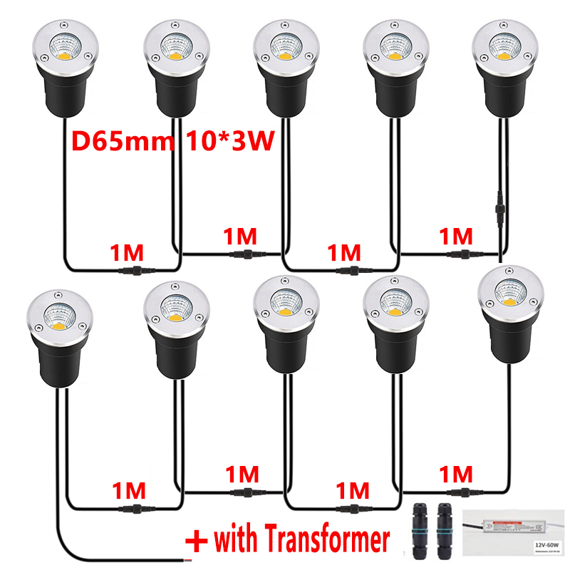 12V LED In-ground Light IP67 W - Ground Light Recessed 评论和价格