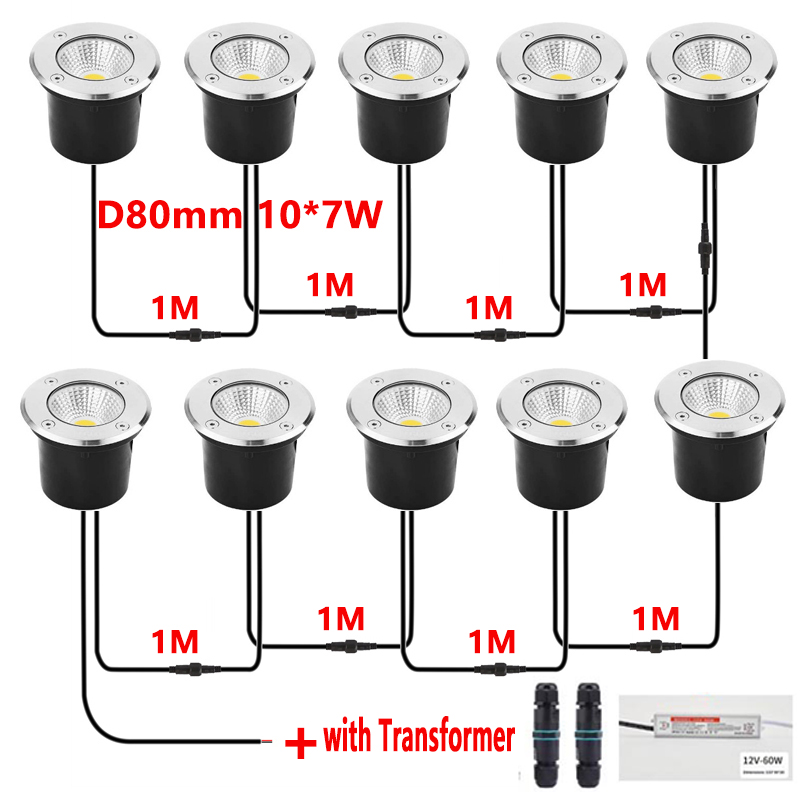 12V LED In-ground Light IP67 W - Ground Light Recessed 评论和价格