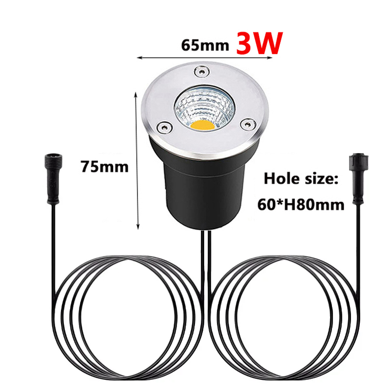 12V LED In-ground Light IP67 W - Ground Light Recessed 评论和价格