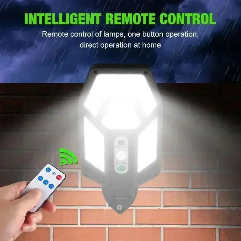 12000LM Powerful Solar Wall La - Led Flood Light 评论和价格