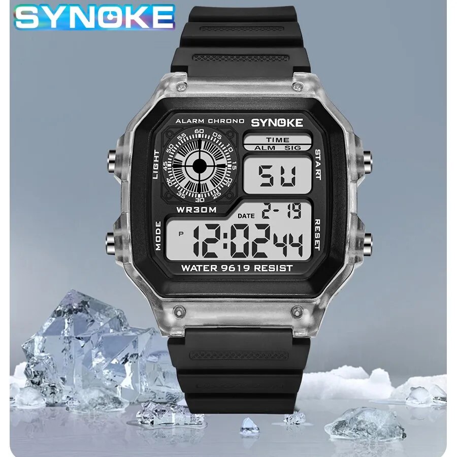 SYNOKE Digital Watches Men Spo - Outdoor Lighting Timer 评论和价格