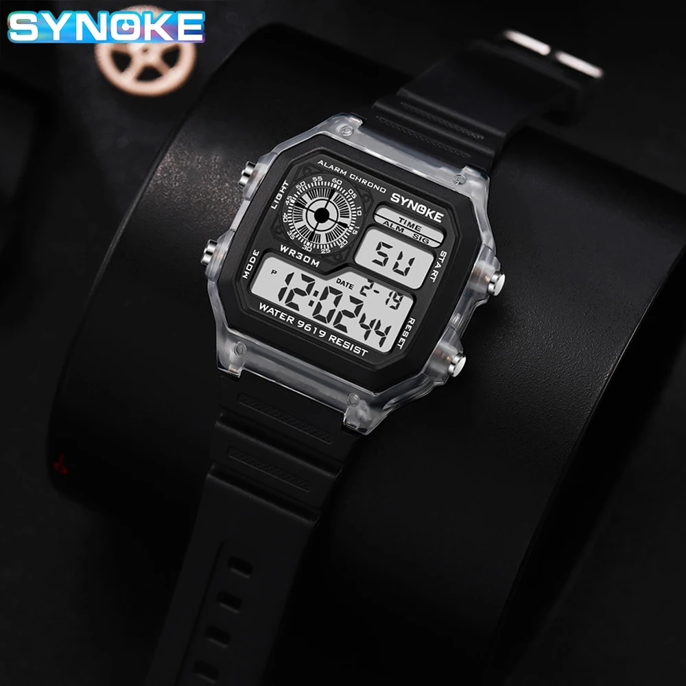 SYNOKE Digital Watches Men Spo - Outdoor Lighting Timer 评论和价格