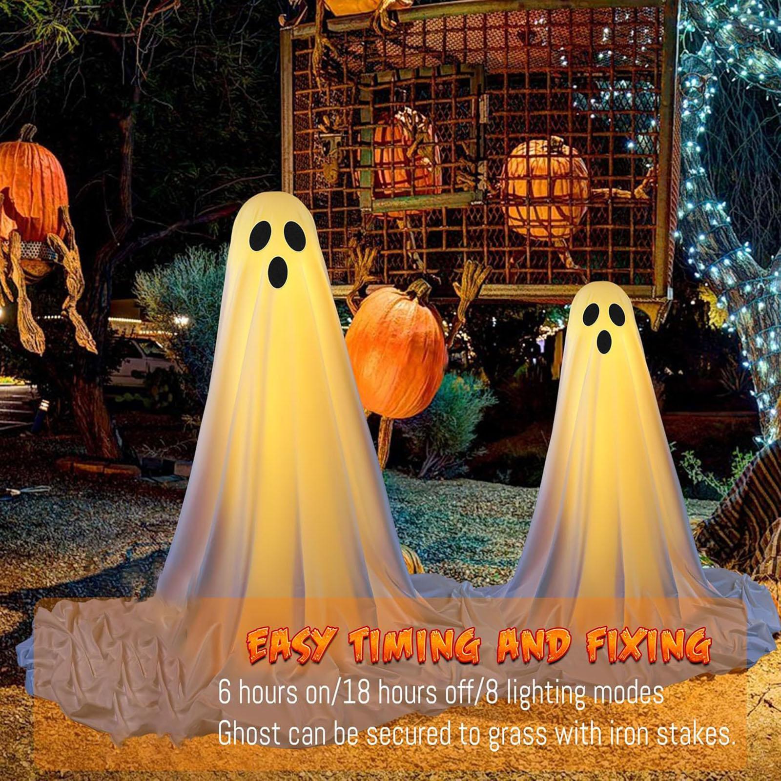 Polyester Halloween Ghost Lamp - Outdoor Lighting Halloween 评论和价格