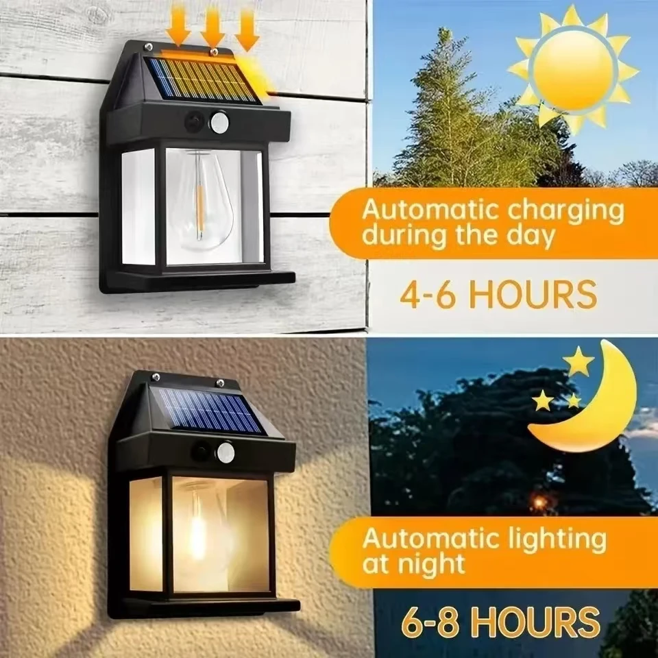 Outdoor Solar Tungsten Wall Li - Outdoor Lighting On House 评论和价格