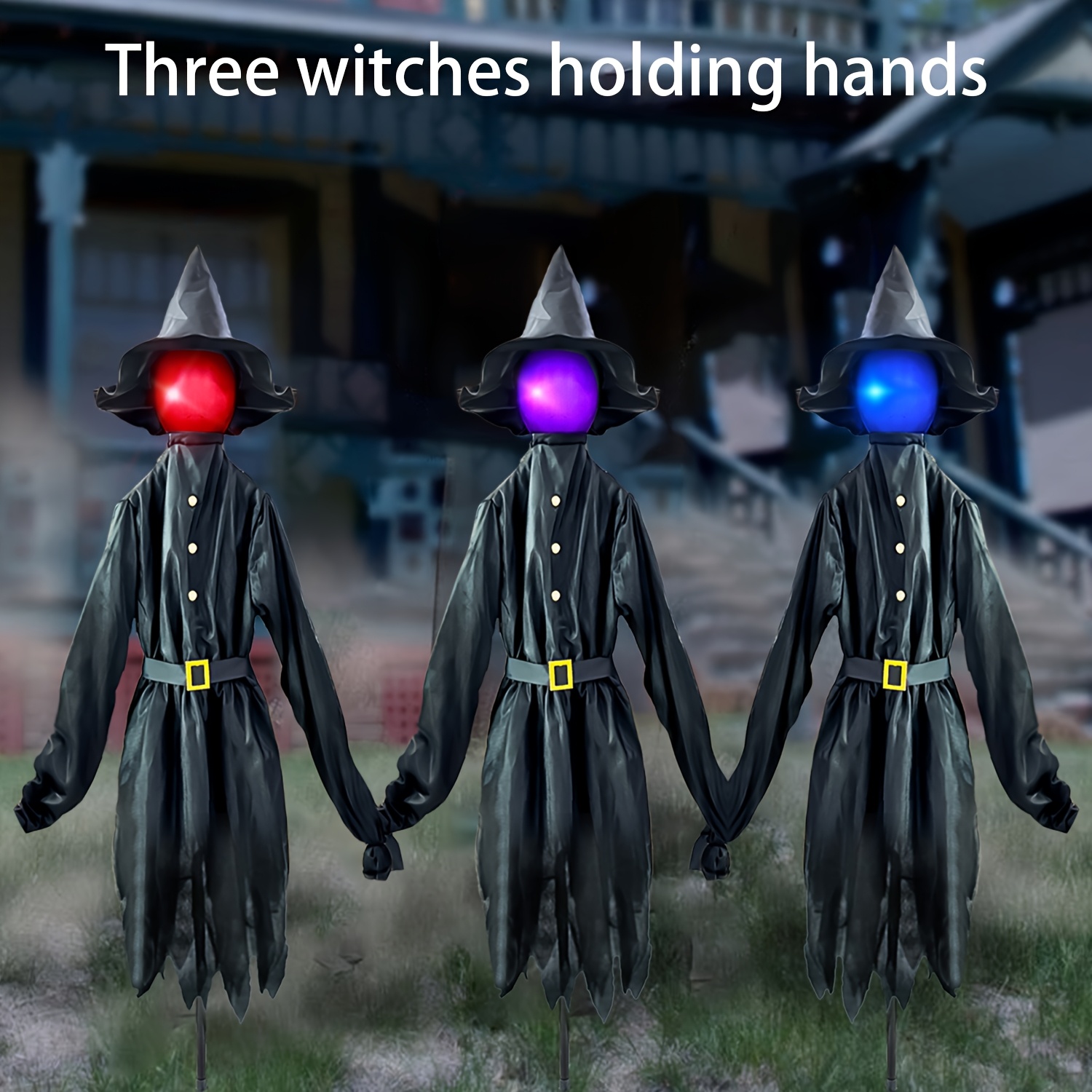 Halloween Witch Decorations Ou - Outdoor Lighting Halloween 评论和价格