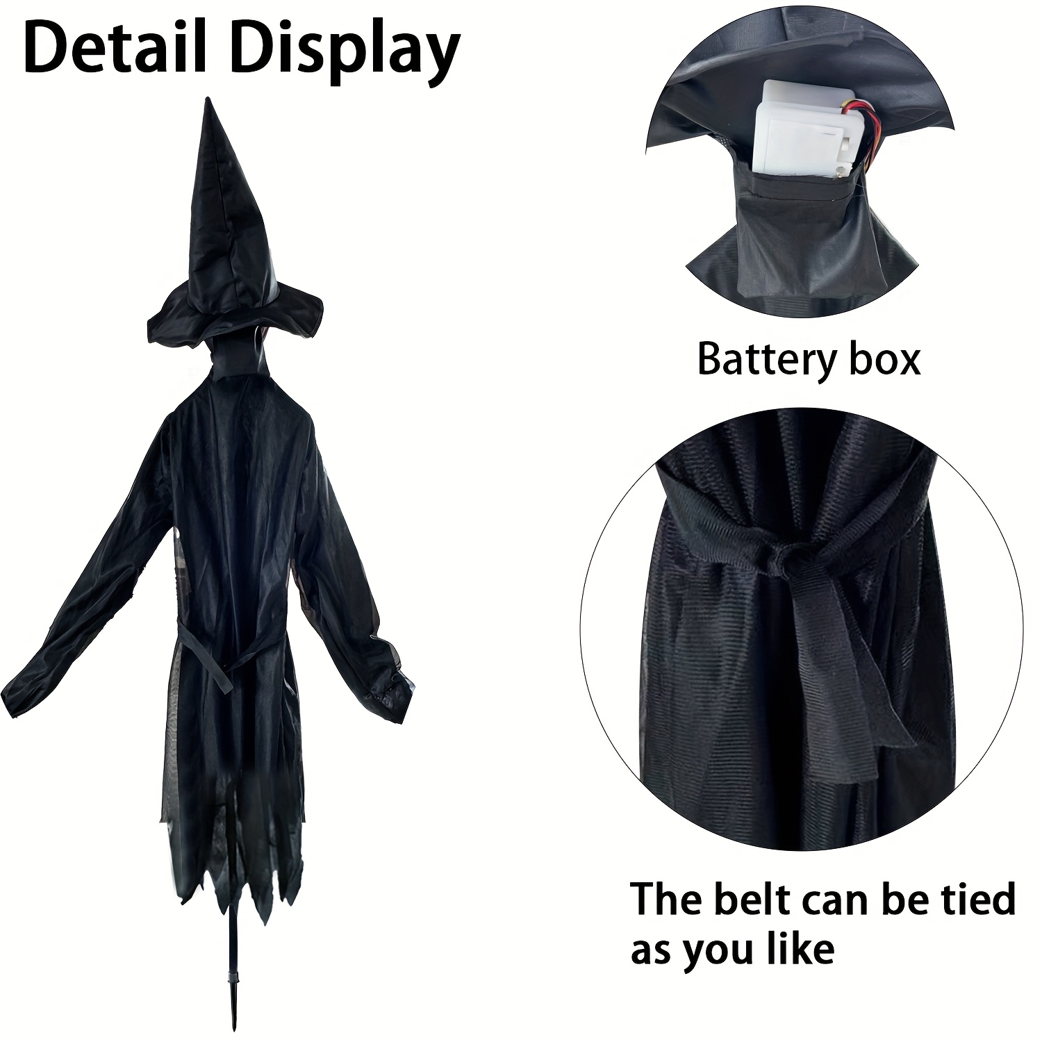 Halloween Witch Decorations Ou - Outdoor Lighting Halloween 评论和价格