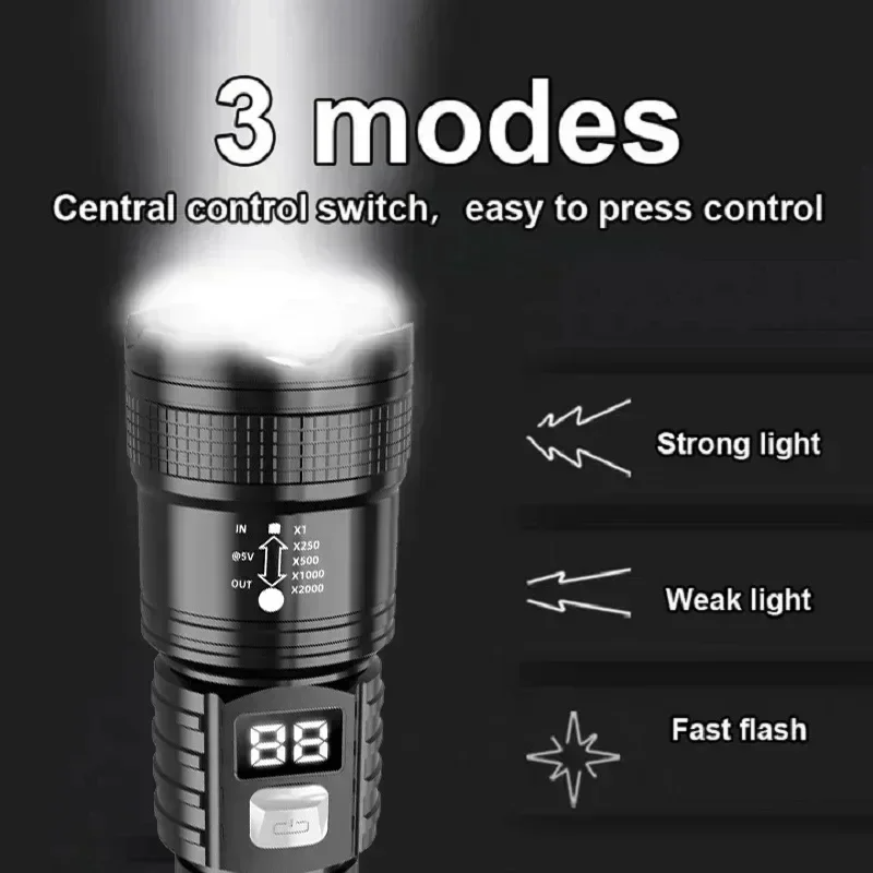 P50 High Brightness Flashlight - Outdoor Lighting Diy 评论和价格