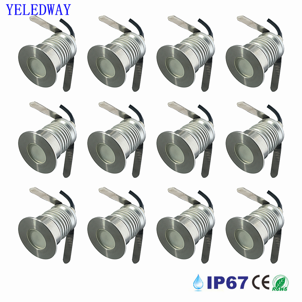 IP67 Waterproof 1W LED Undergr - Ground Light Recessed 评论和价格