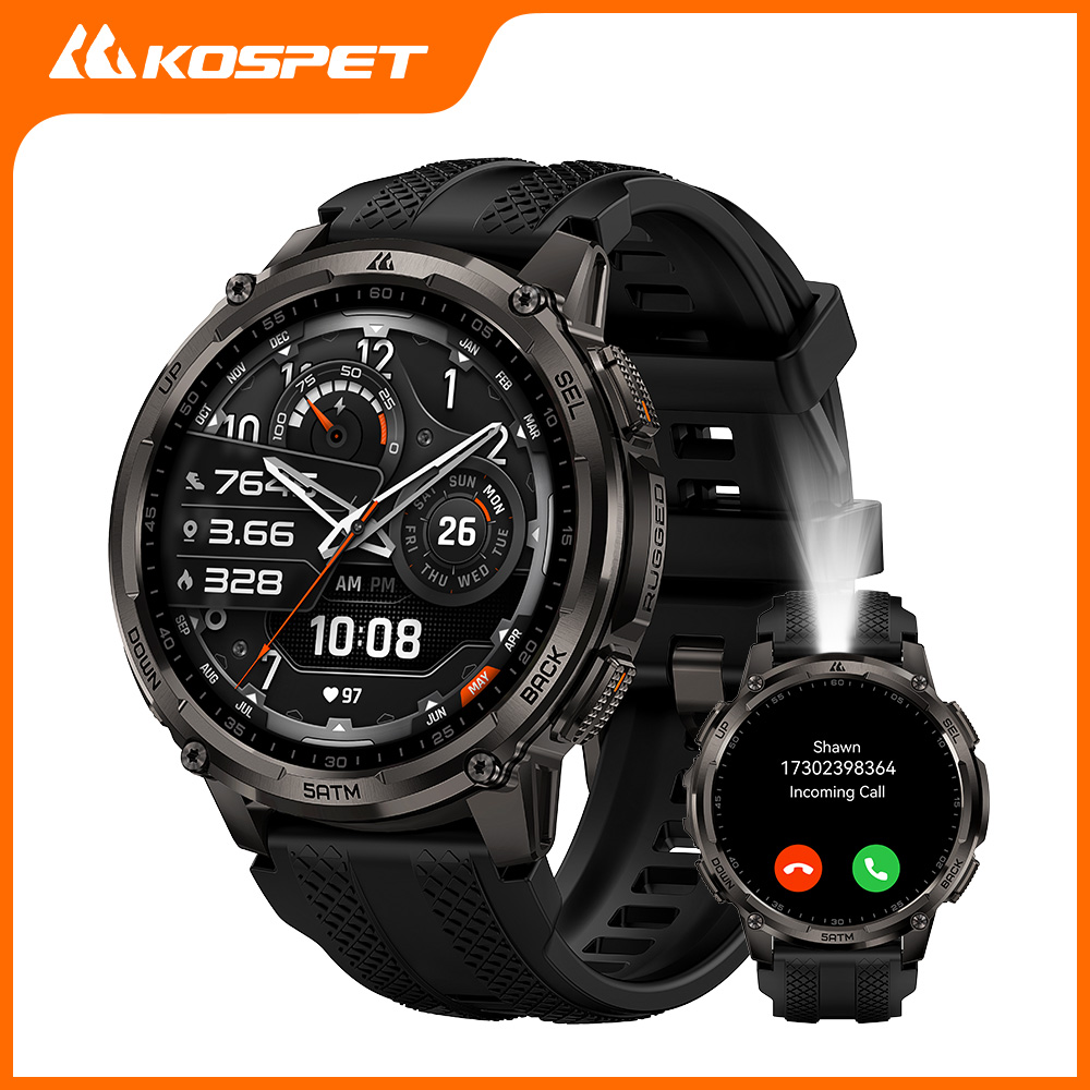 KOSPET TANK T4C Smartwatch Men - Outdoor Lighting Zones 评论和价格