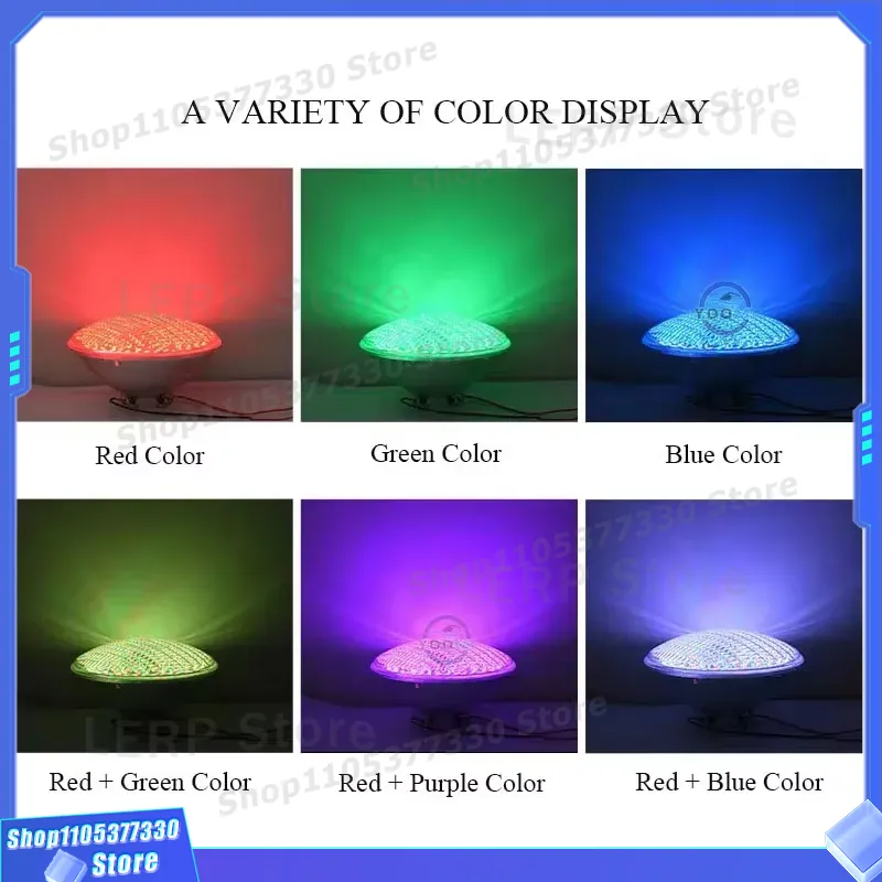 RGB LED Underwater Pool Light  - Ground Light Recessed 评论和价格