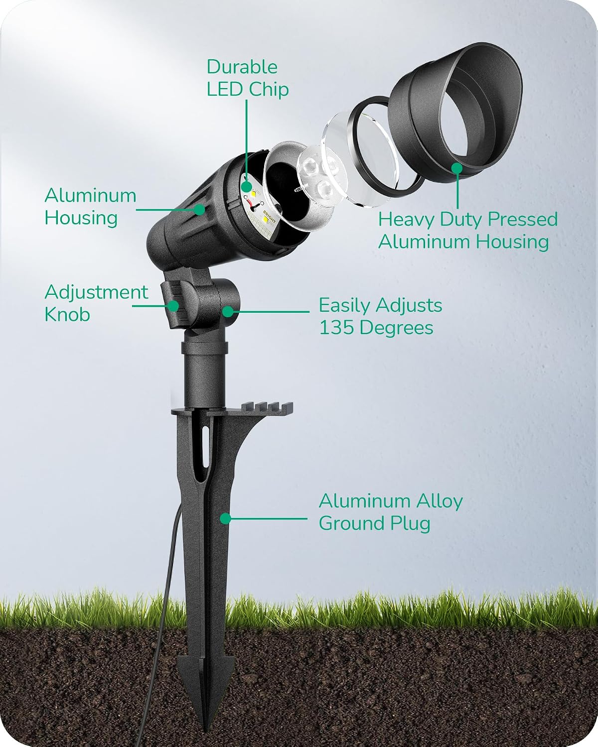 Low Voltage Spotlight Aluminum - Outdoor Lighting Voltage 评论和价格