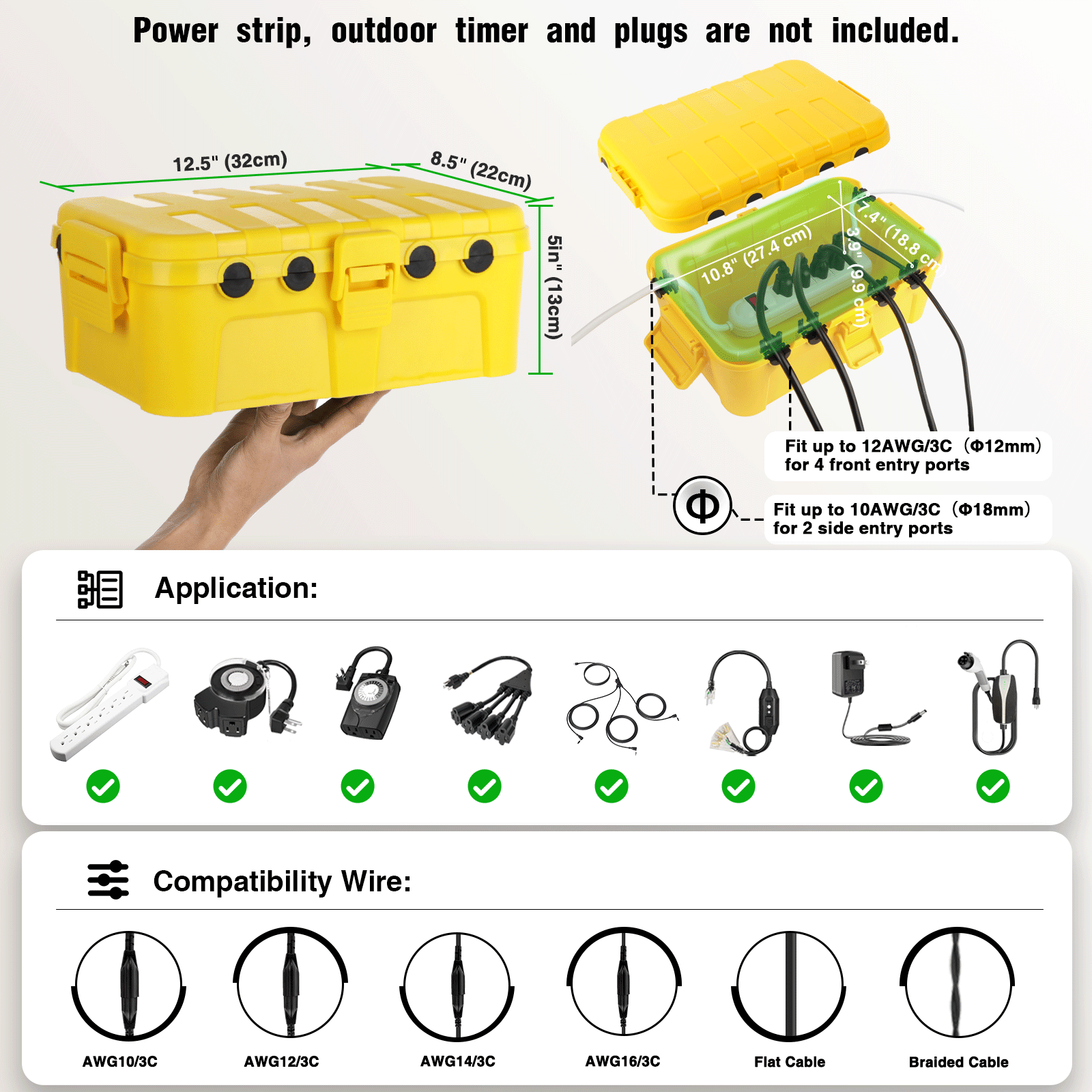 Extra Large Outdoor Waterproof - Outdoor Lighting Timer 评论和价格