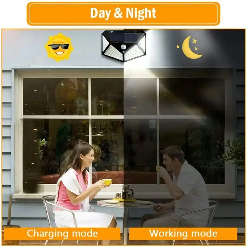 100LED Outdoor Solar Garden Li - Outdoor Lighting Motion Sensor 评论和价格