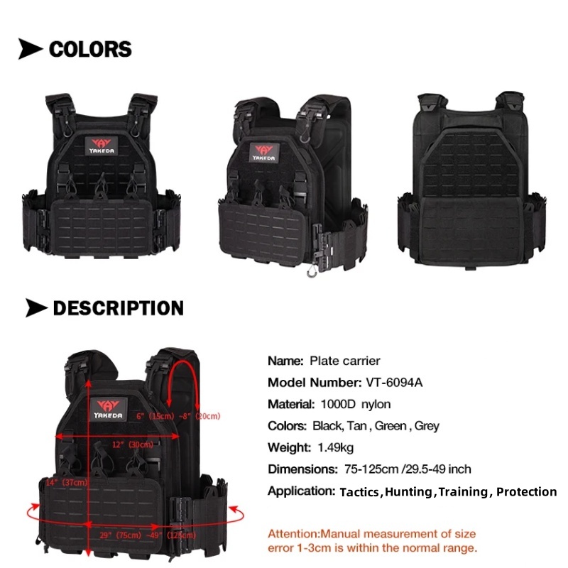 YAKEDA Tactical Vest 6094 Fast - Outdoor Lighting High Quality 评论和价格