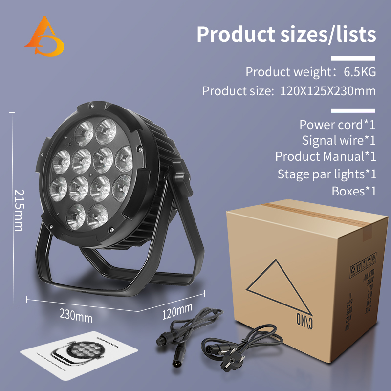 IP65 Waterproof 12X18W 6in1 Ba - Outdoor Lighting On House 评论和价格