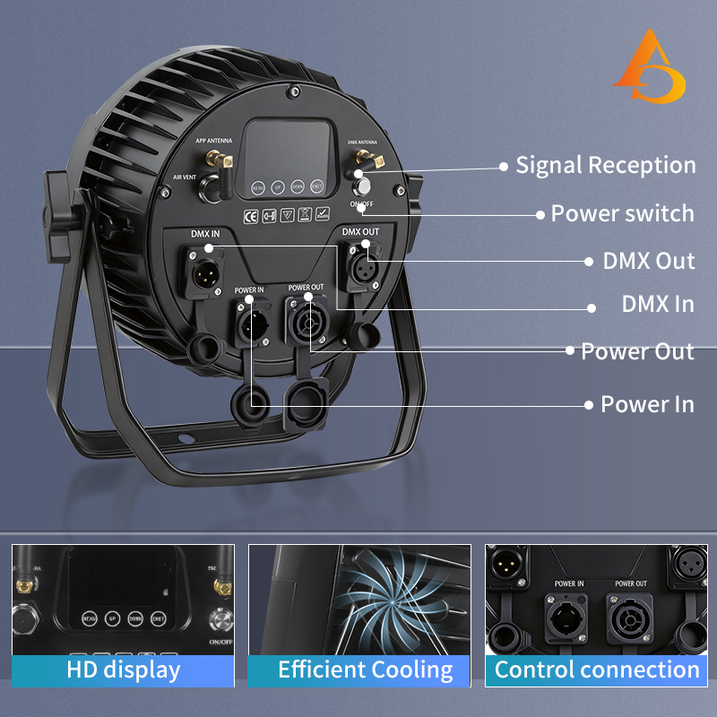 IP65 Waterproof 12X18W 6in1 Ba - Outdoor Lighting On House 评论和价格