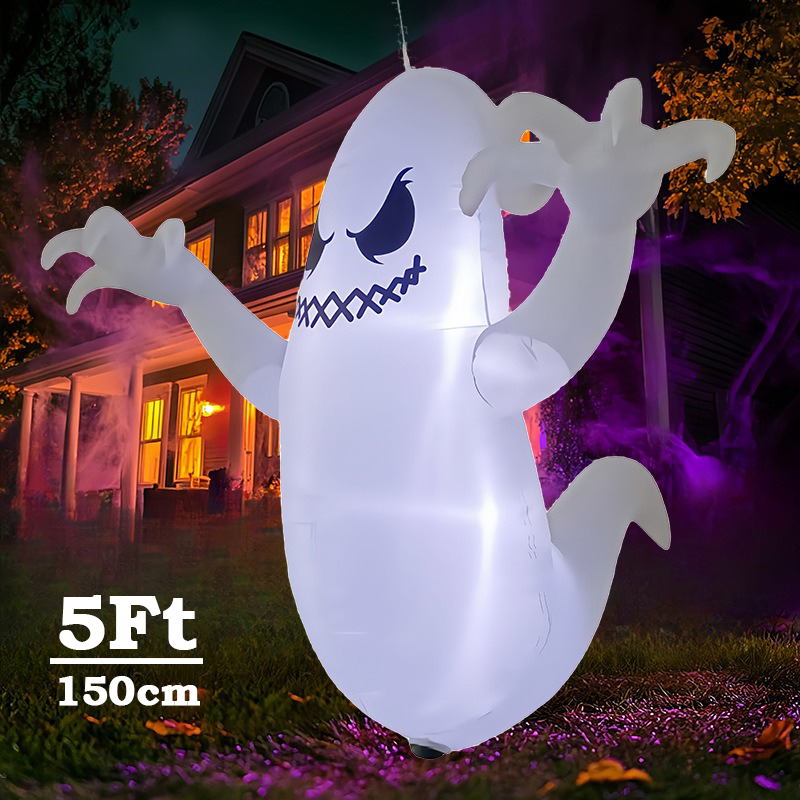 5Ft Halloween Inflatable Model - Outdoor Lighting Halloween 评论和价格