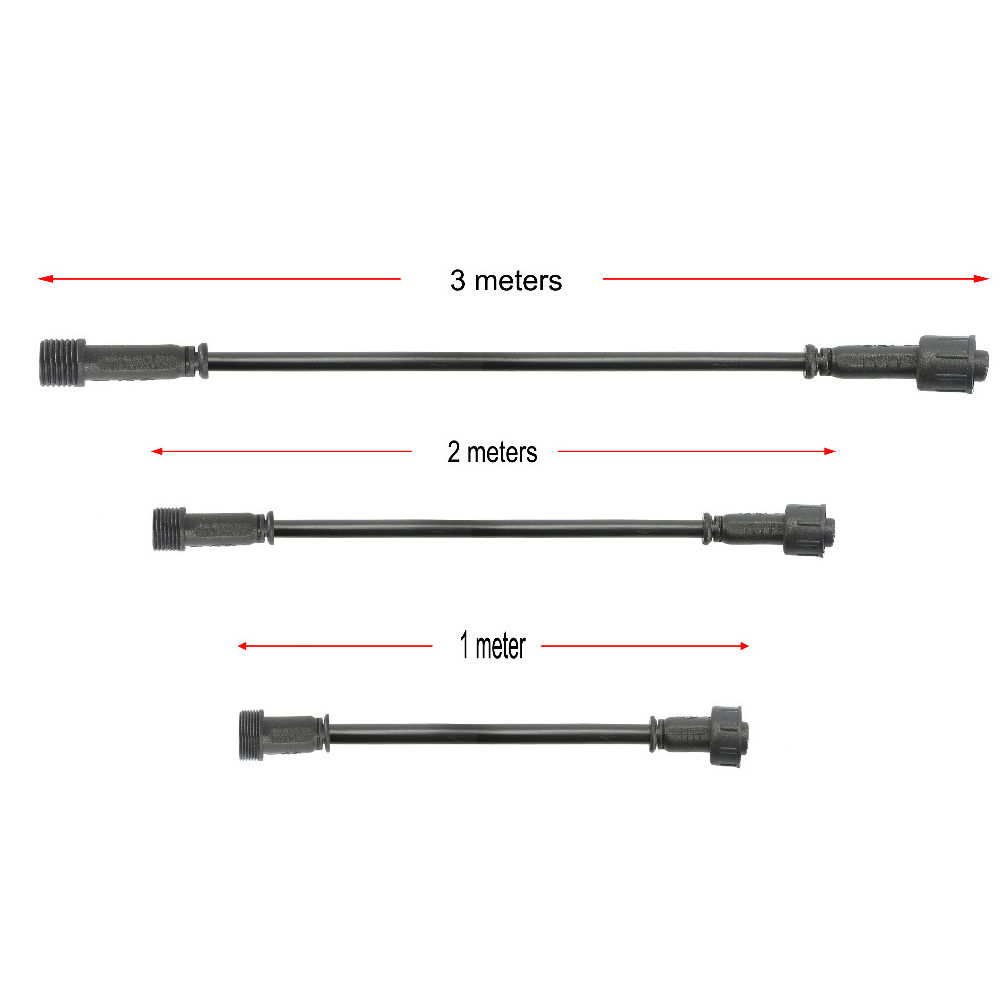 2PIN/4PIN 1meter/2meter/3meter - Outdoor Lighting Connectors 评论和价格