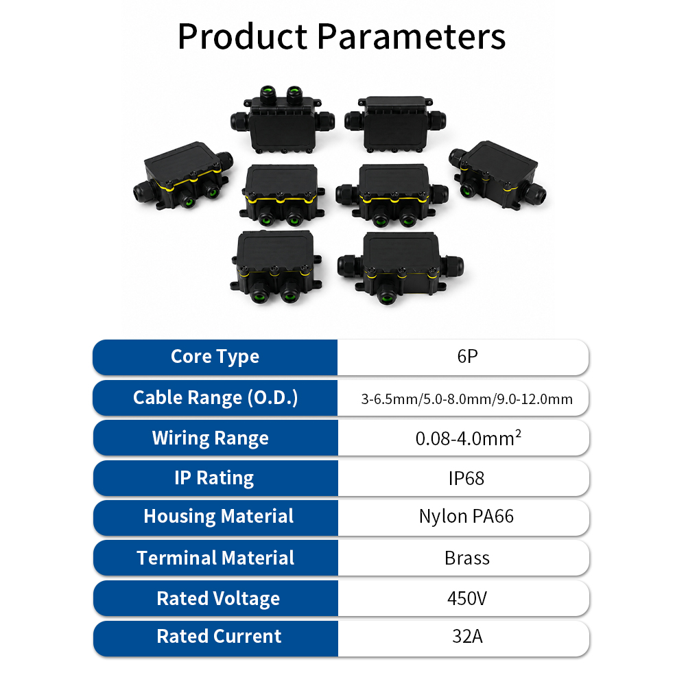 IP68 Waterproof Junction Box 2 - Outdoor Lighting Connectors 评论和价格