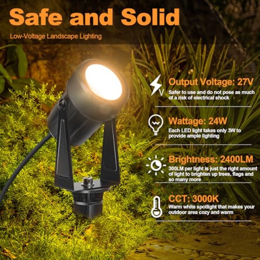 85.3FT LED Outdoor Landscape S - Outdoor Lighting Voltage 评论和价格