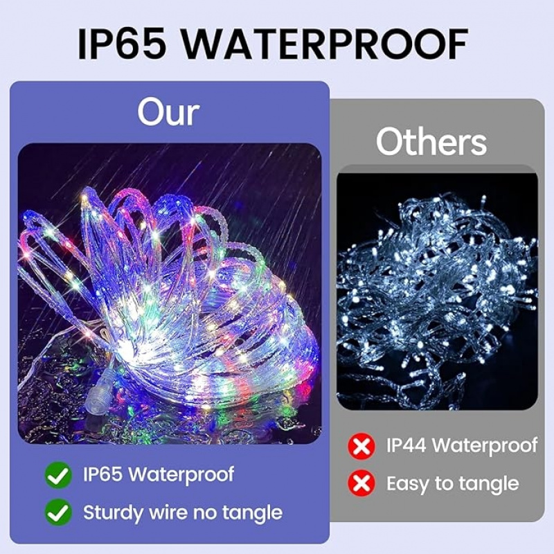 Waterproof Solar LED String Li - Outdoor Lighting On House 评论和价格