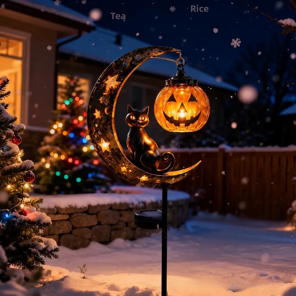 1Pcs Solar-Powered Stake Light - Outdoor Lighting Halloween 评论和价格